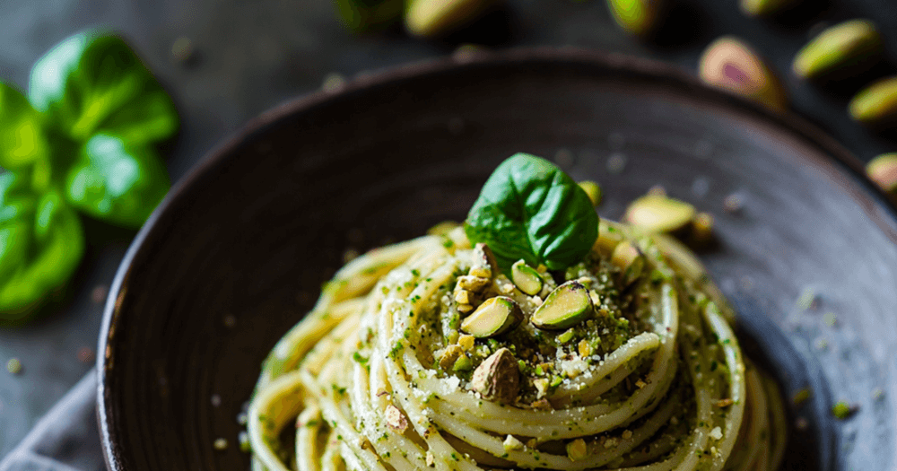 Pesto di pistacchi per pasta_ ricetta siciliana originale